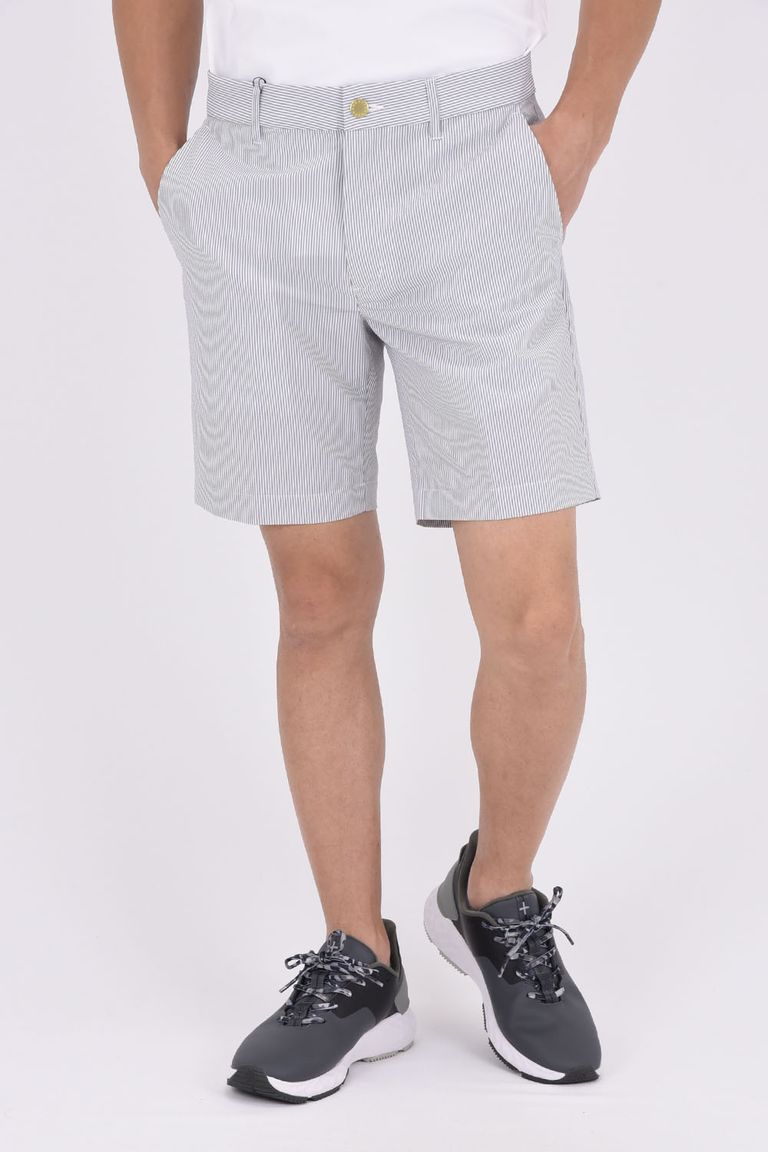 新品】レザレクション ハーフパンツ メンズ グレーストライプ Mサイズ エラ