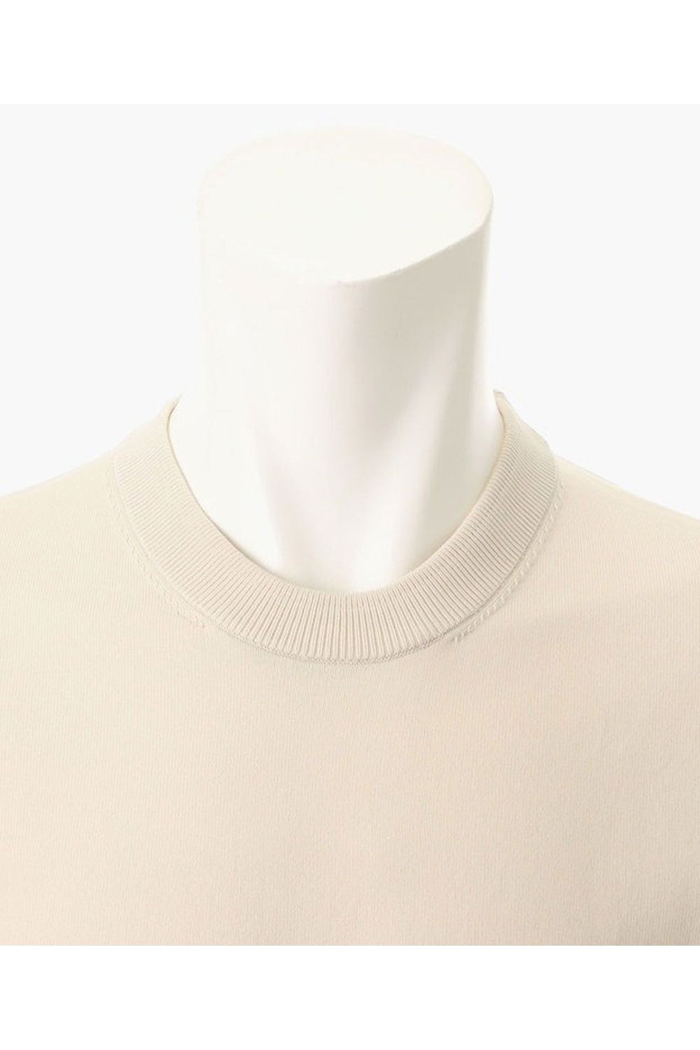 【25AW】 MEN'S WR CREWNECK KNIT / 超撥水糸 袖ワッペン クルーネックニット (ベージュ)