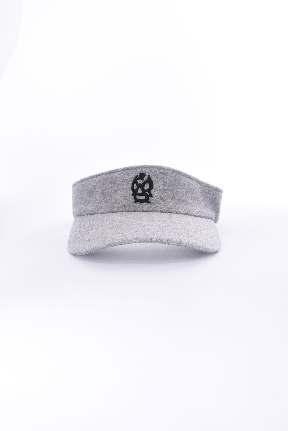 PILE VISOR / ルチャロゴ 刺繍 パイル サンバイザー グレー