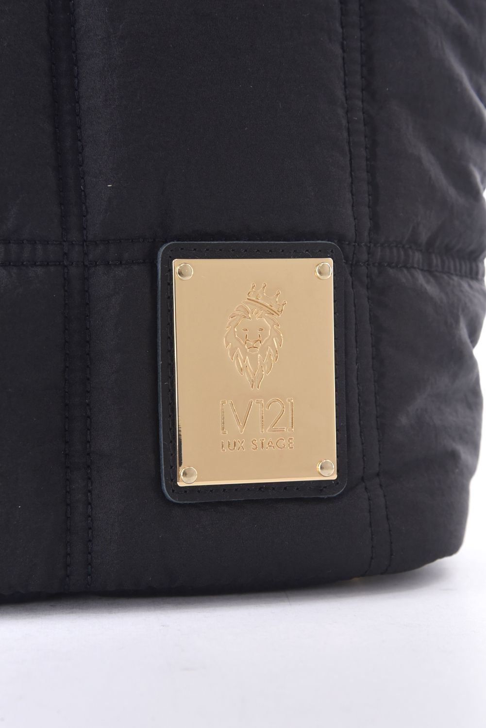 QUILT CART BAG / キルティング ロープショルダー付きカートバッグ (ブラック)