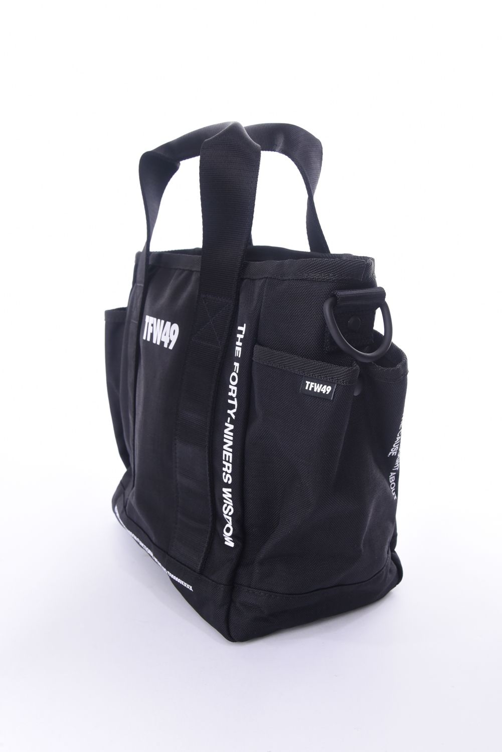 NYLON TOTE BAG SMALL / ナイロン トートバッグ スモール (ブラック)