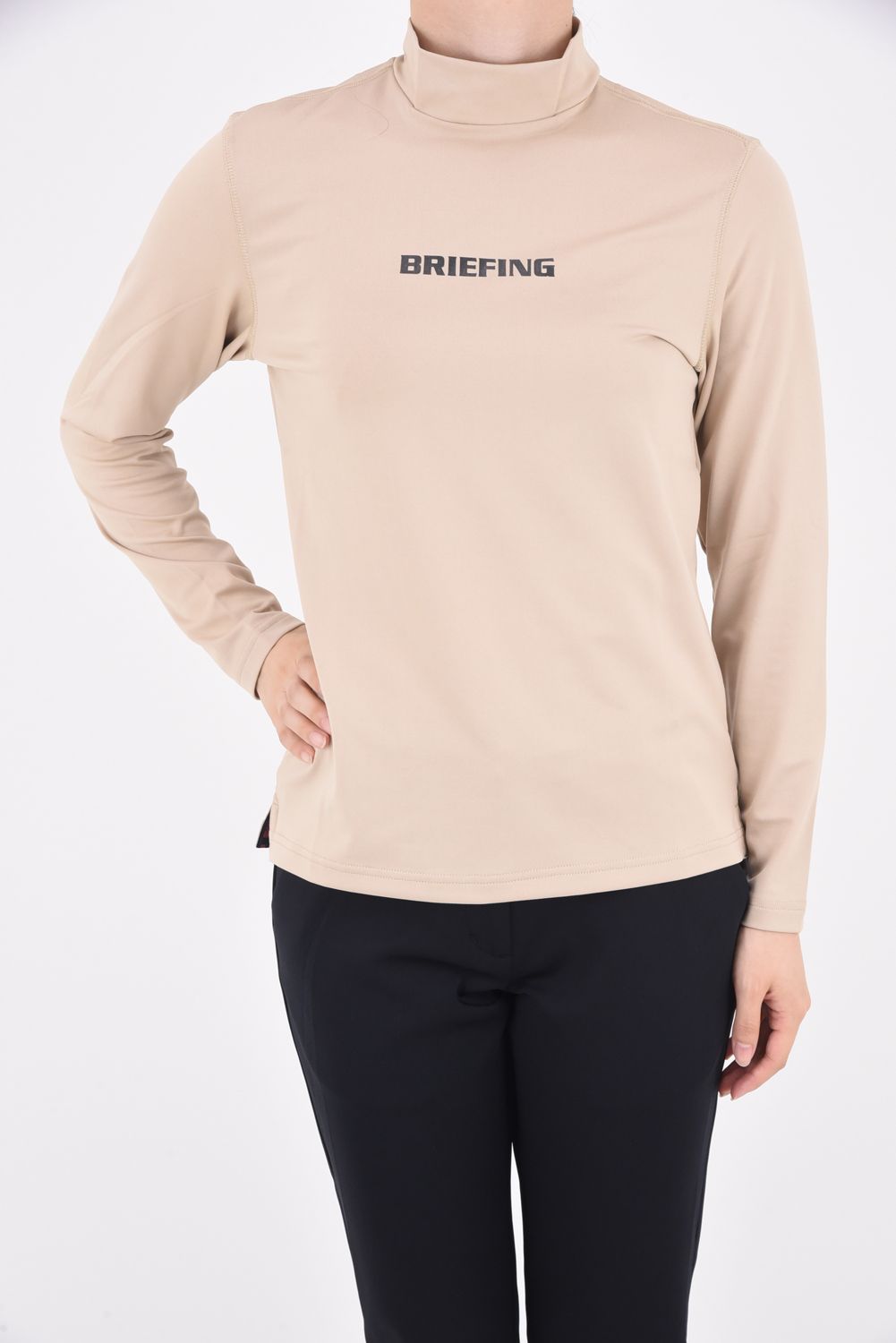 BRIEFING - 【レディース】 WOMENS LS HIGH NECK / ブランドロゴ 