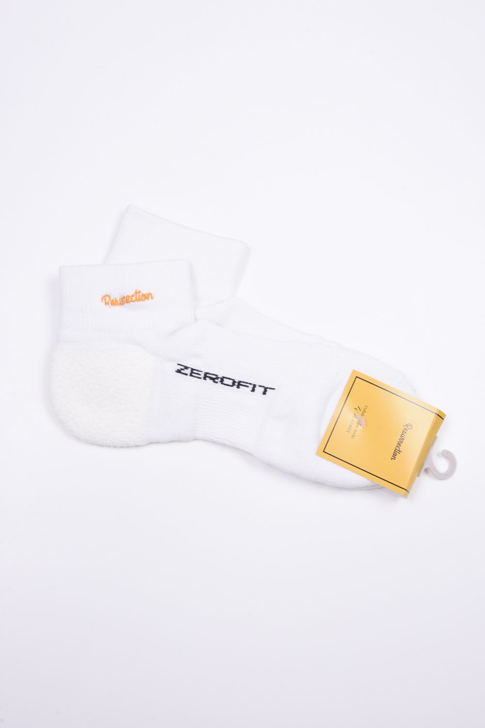 【ZEROFITコラボ】 【レディース】 BASIC LOGO SHORT SOCKS / ベーシックロゴ ショートソックス （ホワイト）
