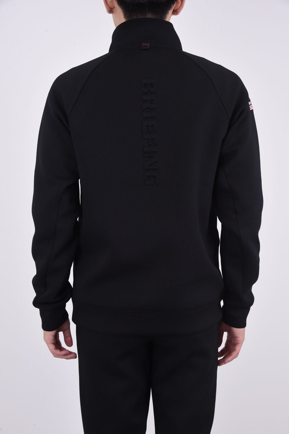 MENS 3D LOGO HALF ZIP