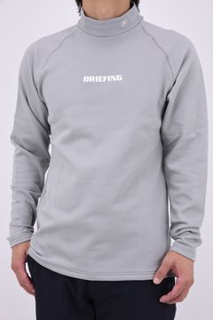 【26AW】 MEN’S WARM LS HIGHNECK / 秋冬仕様 起毛素材 ベーシック 長袖モックネックTシャツ (グレー)