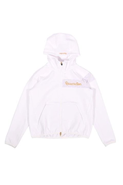 【26SS】【レディース】 GM ACCENT LINE ZIP UP PARKER / モノトーンシリーズ アクセントライン ジップアップパーカー (ホワイト)*