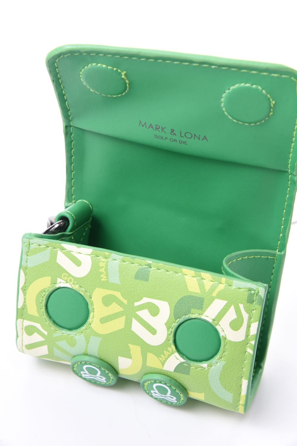 【26SS】 G.O.D UTILITY BALL CASE / シンセティックレザー 多機能ボールポーチ (グリーン)