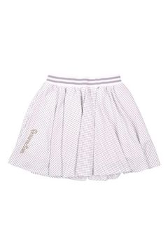 【26SS】【レディース】 GINGHAM CHECK FLARE SKIRT / ギンガムチェック フレアスカート (グレーベージュ)*