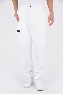 【26SS】 CE MEN'S NYLON WIDE TAPERED CARGO PANTS / ナイロン ワイド テーパード カーゴパンツ (ホワイト)