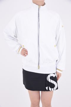 【レディース】CARVICO STRETCH ZIP UP JK / カルビコ生地 ストレッチ ジップアップ ジャケット (ホワイト)*