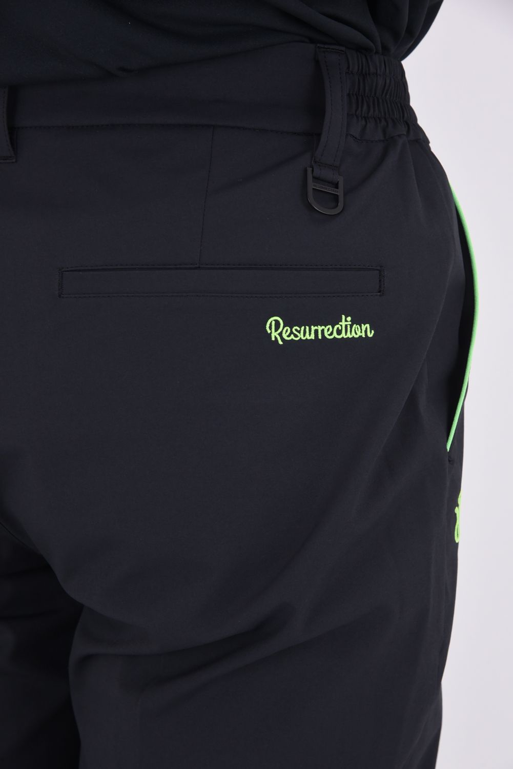 【26SS】 NEON LONG PANTS / ネオンシリーズ ブランドロゴ ロングパンツ (ブラック)*