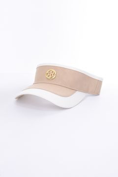 SUNVISOR / 2トーン エンボス サンバイザー (ベージュ)