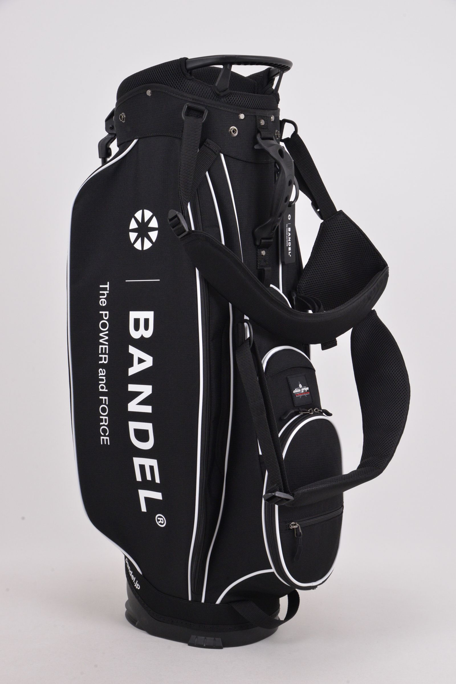 BANDEL × elitegrips D-Type 9.5inch CADDY BAG / エリートグリップ コラボレーション キャディバッグ (ブラック)
