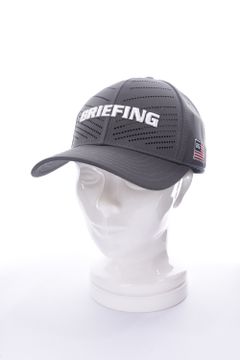MENS PUNCHING MESH CAP / ロゴ刺繍 パンチングメッシュキャップ チャコール