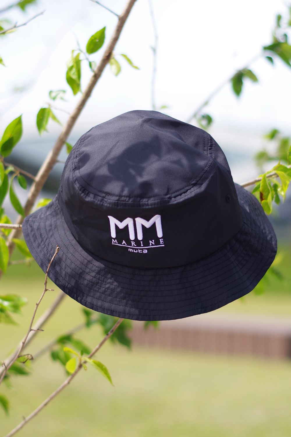 MUTA MARINE GOLF MMロゴ バケットハット 黒 MUTA MARINE GOLF MMロゴ バケットハット 黒