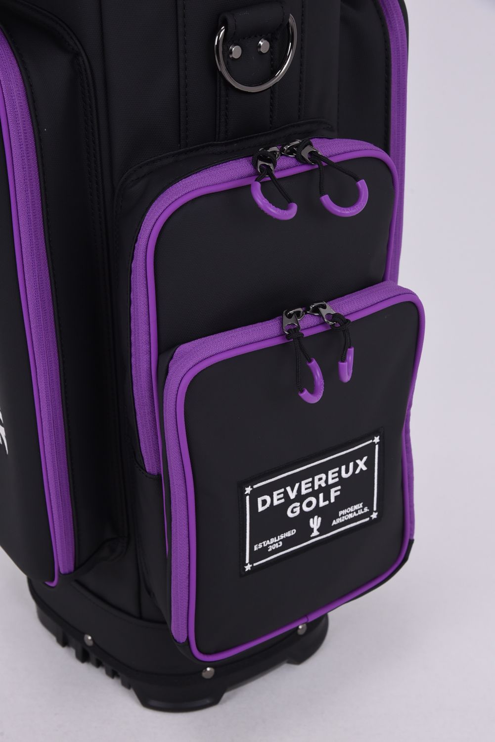 【26SS】【銀行振込・代金引換不可】【返品・交換不可】 DVG DEEP SIDE POCKET CADDIE BAG / ディープサイドポケット スタンドタイプ キャディバッグ (ブラック)