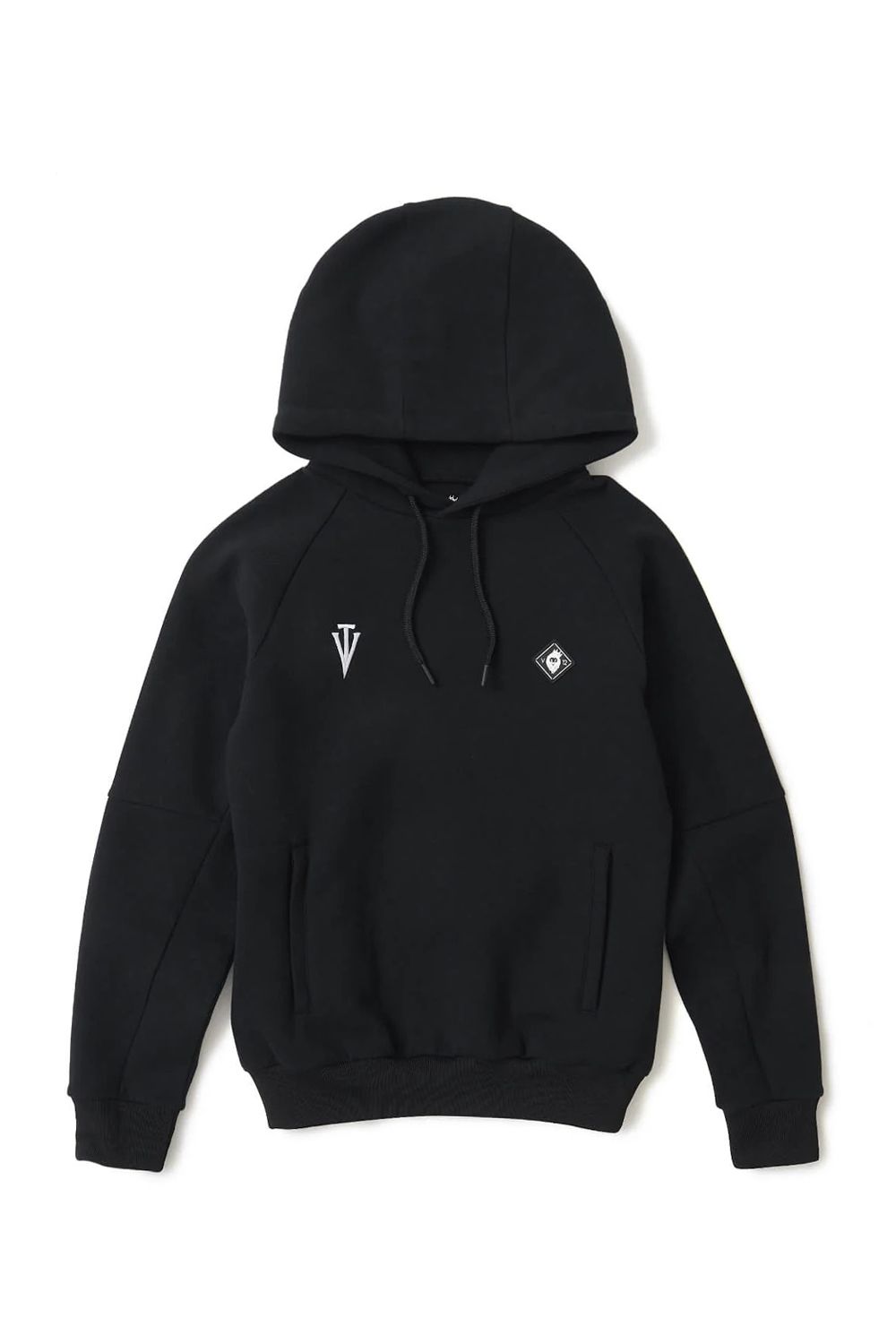 【26AW】【レディース】 BACK AWA PARKA / バックロゴ プルオーバーフーディー (ブラック)