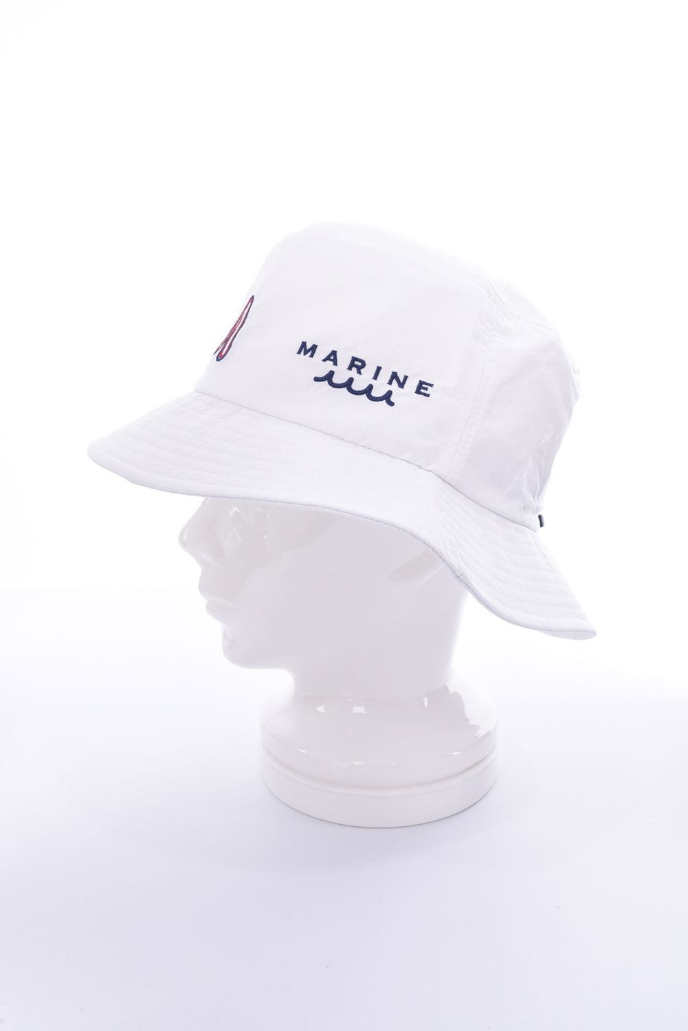 muta - M LOGO BUCKET HAT / Mロゴ バケットハット (ブラック