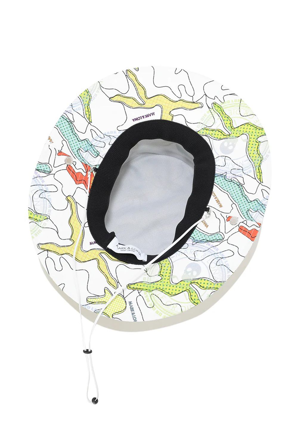 【26SS】 AXON CAMO FIELD HAT / ポリエステルツイル カモフラージュプリント サファリハット (ホワイト)