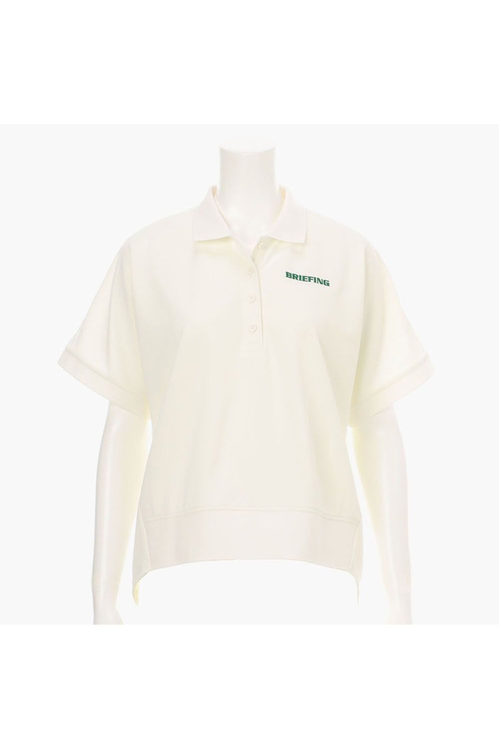 【レディース】 WOMEN‘S EARTH POLO / 鹿の子 ブランドロゴ ポロシャツ (ホワイト)