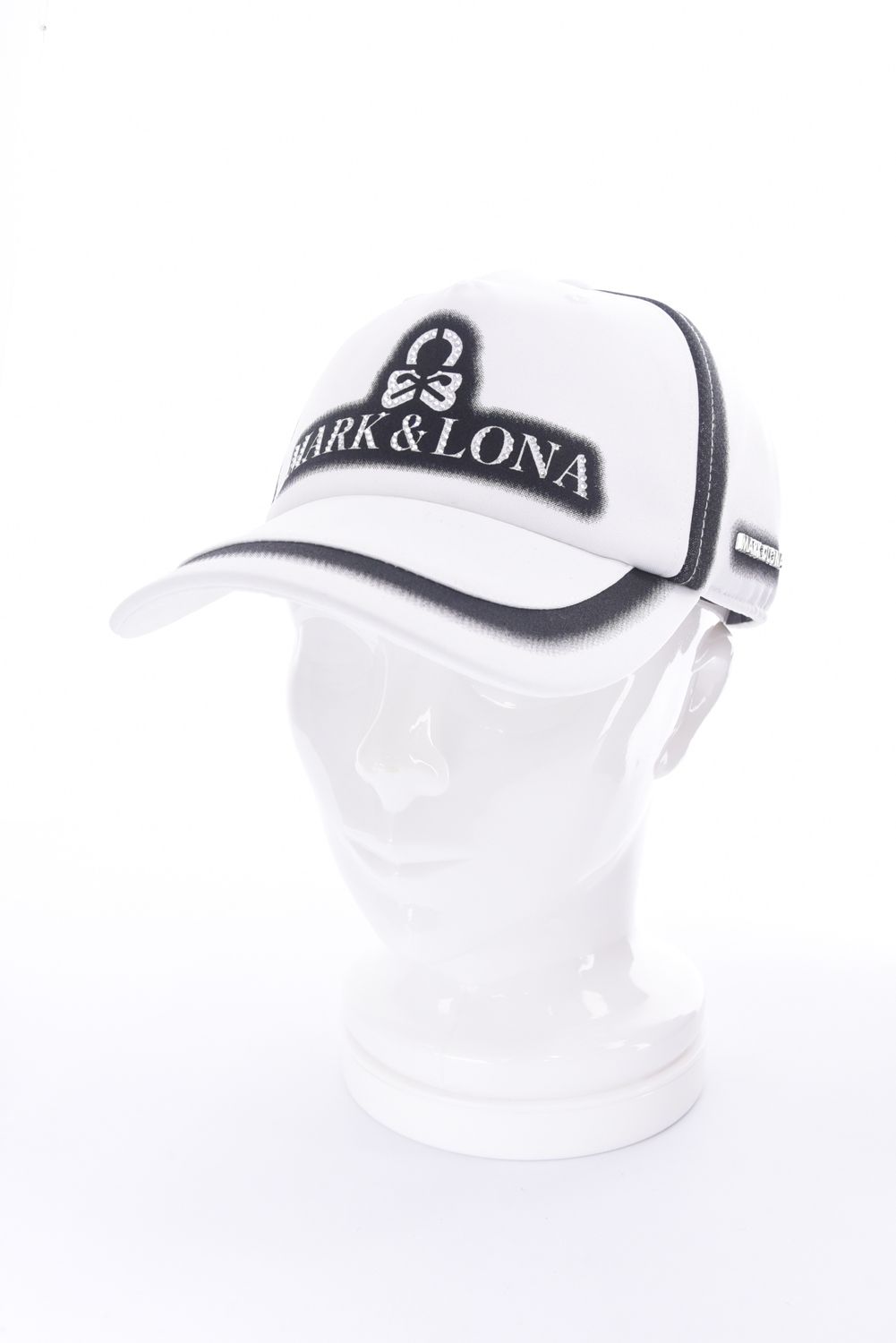 【26SS】 BLUR SIGN SPECTRUM CAP / ブラープリント ラインストーン キャップ (ホワイト)