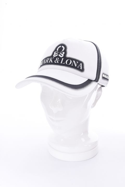 【26SS】 BLUR SIGN SPECTRUM CAP / ブラープリント ラインストーン キャップ (ホワイト)