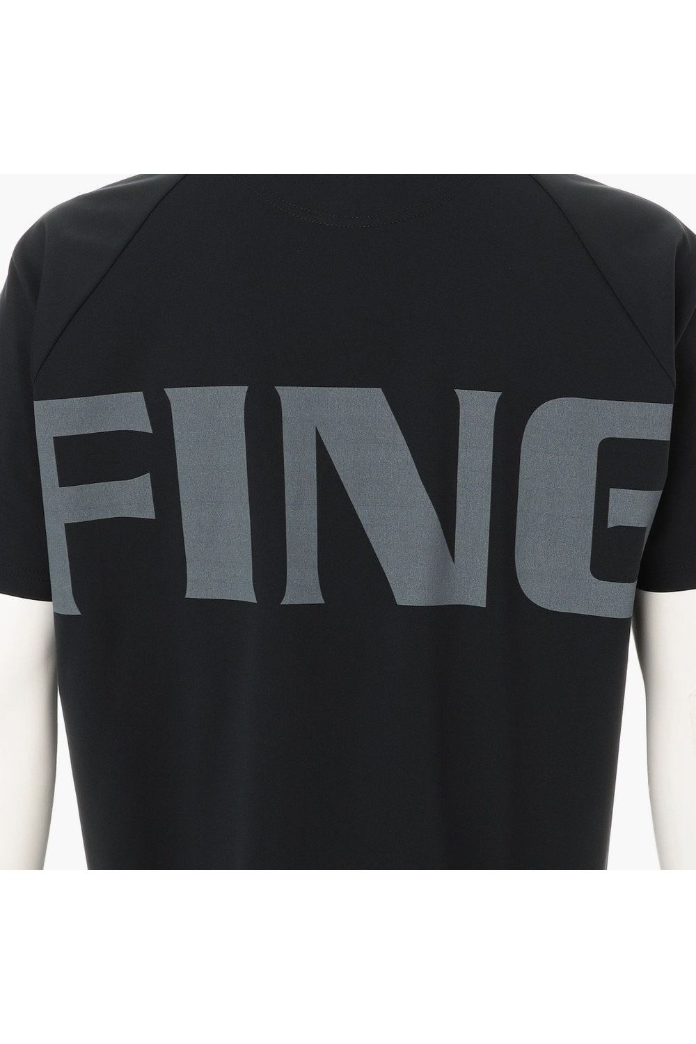 【26SS】 MEN’S BIG BEAT HIGHNECK / ビッグロゴ リラックスフィット モックネックTシャツ (ブラック)