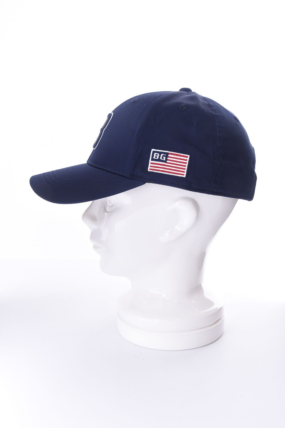 【26SS】 MEN’S INITIAL CAP / ブランドイニシャル刺繍 キャップ (ネイビー)