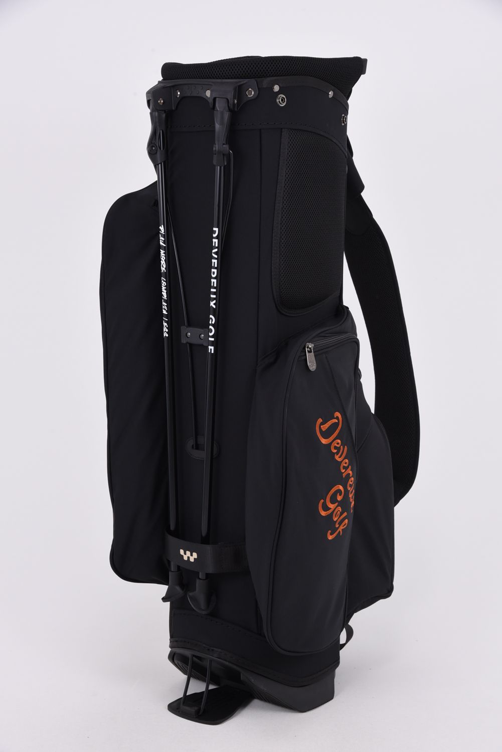 【26AW】 PIONEER TOWN Logo Assorted CADDIE BAG / ロゴアソート スタンドタイプ キャディバッグ (ブラック)