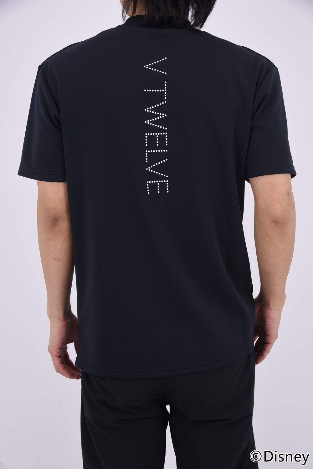 【26SS】 BIG FACE MOCK / ディズニーコレクション モックネックTシャツ (ブラック)