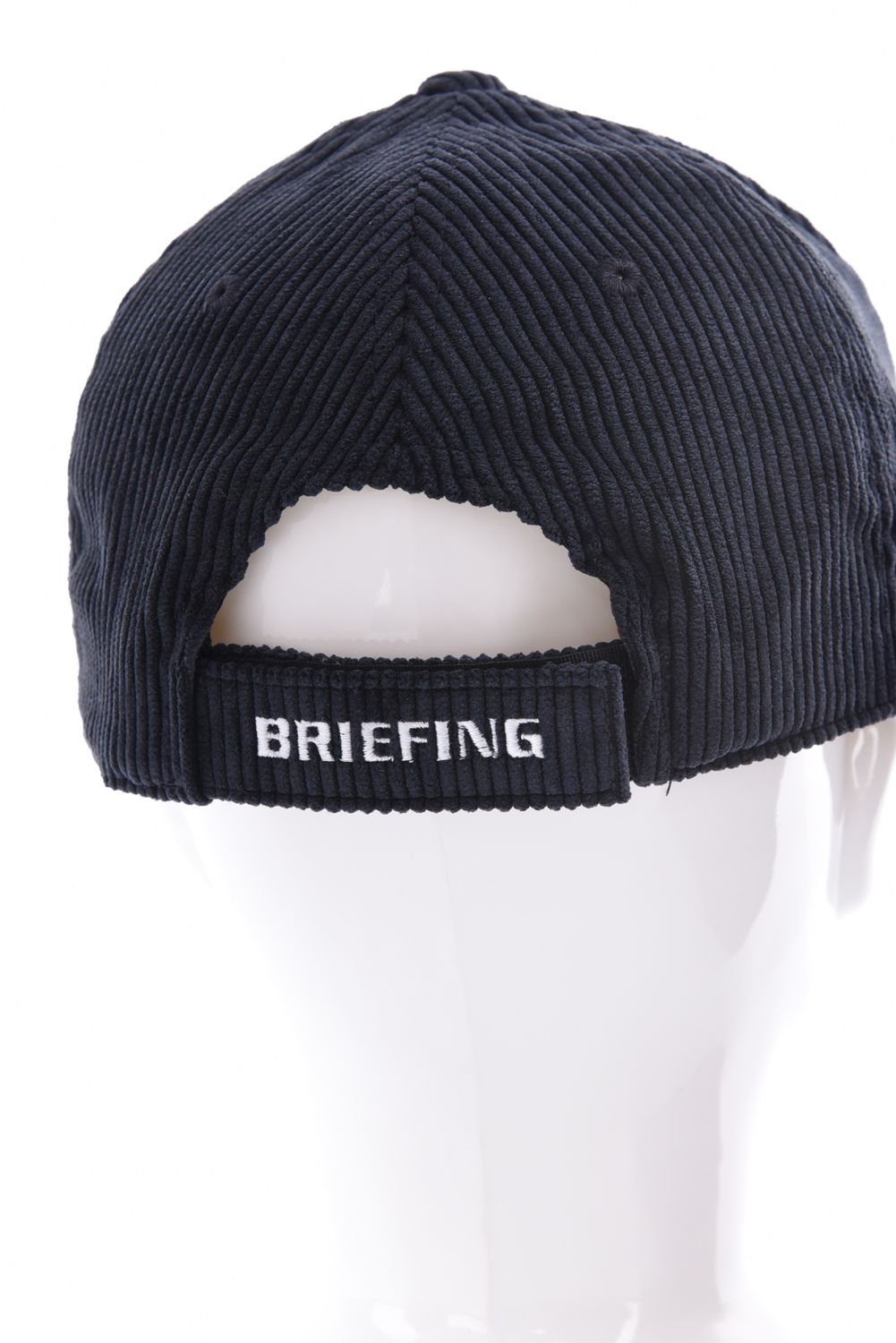 【26AW】 MEN’S CORDUROY OVAL LOGO CAP / コーデュロイ生地 オーバルロゴワッペン キャップ (ブラック)