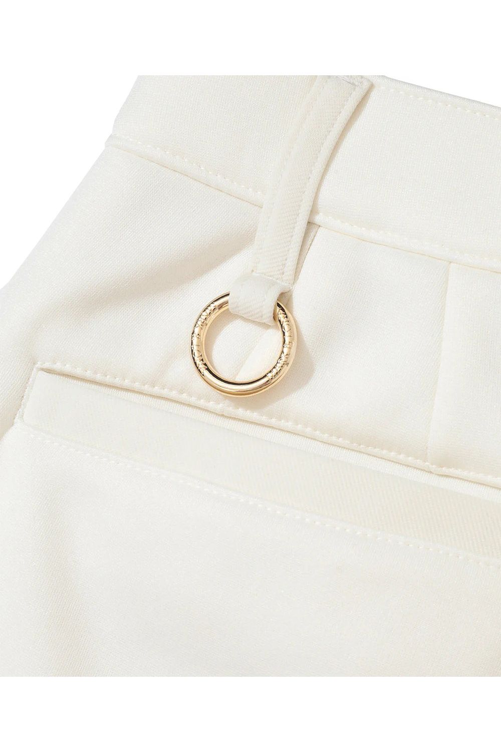 【2025AW】【レディース】 ALIGN THERMAL SLIM PANTS / ブランドロゴ 裏起毛 スリムテーパードパンツ (オフホワイト)