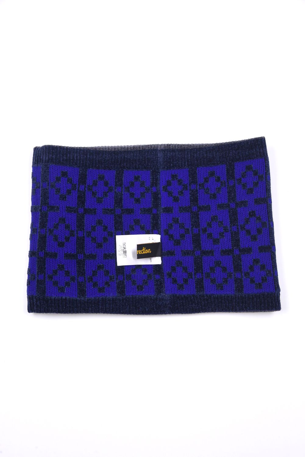 【プレゼント好適品】 REVERSIBLE NECK WARMER / リバーシブル ネックウォーマー (グレー/ネイビー)