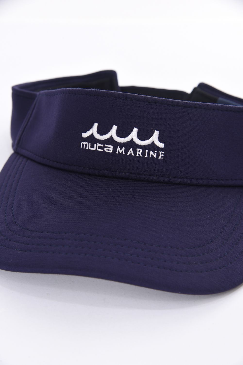 muta - SWEAT VISOR / スウェット素材 ウェーブロゴ サン