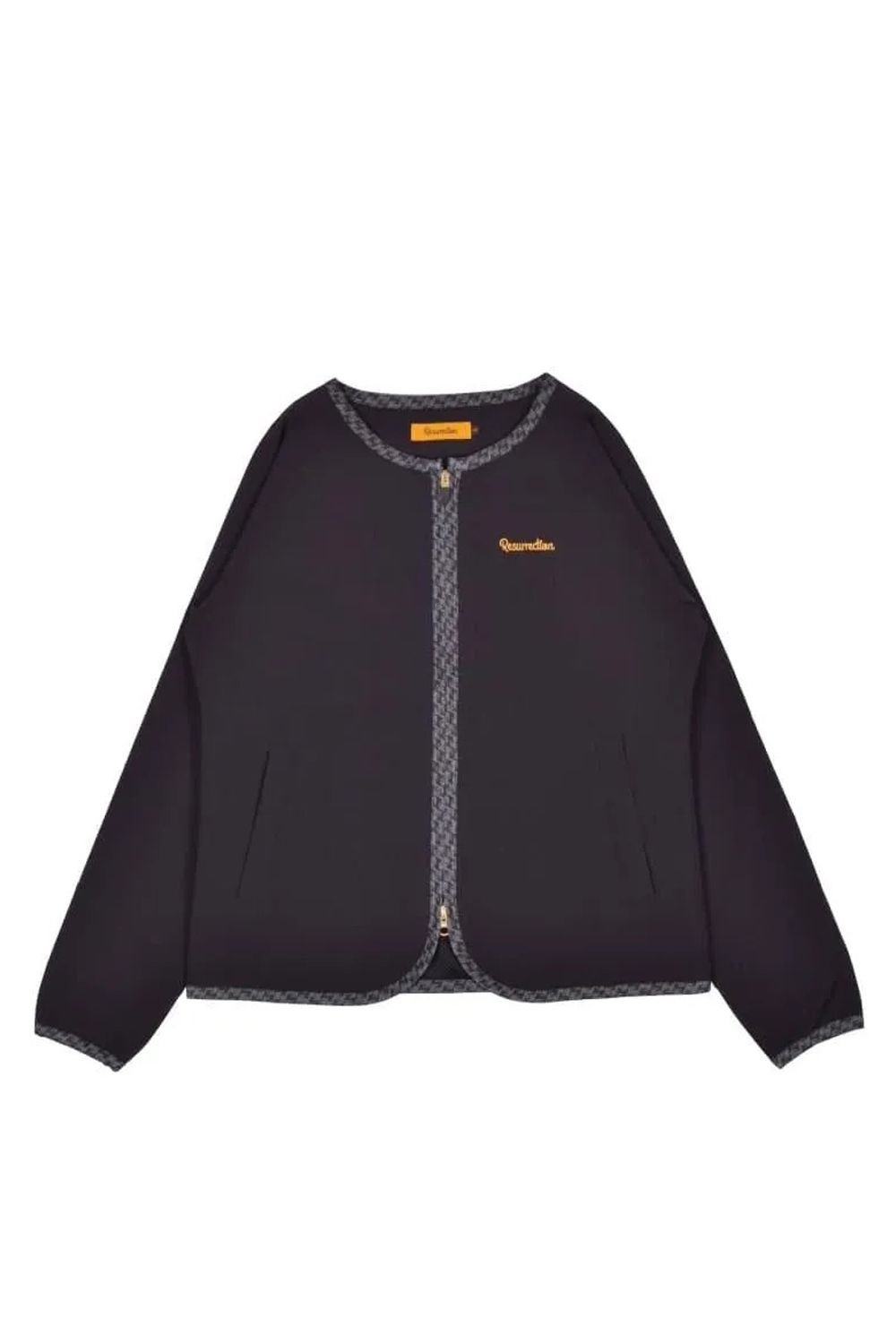 【26AW】 【レディース】 NO COLLAR LIGHT JACKET / ノーカラー ライト ジャケット (ブラック)*
