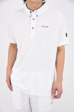 【26SS】 DOT MESH BD POLO SHIRT / ボタンダウン ポロシャツ (ホワイト)