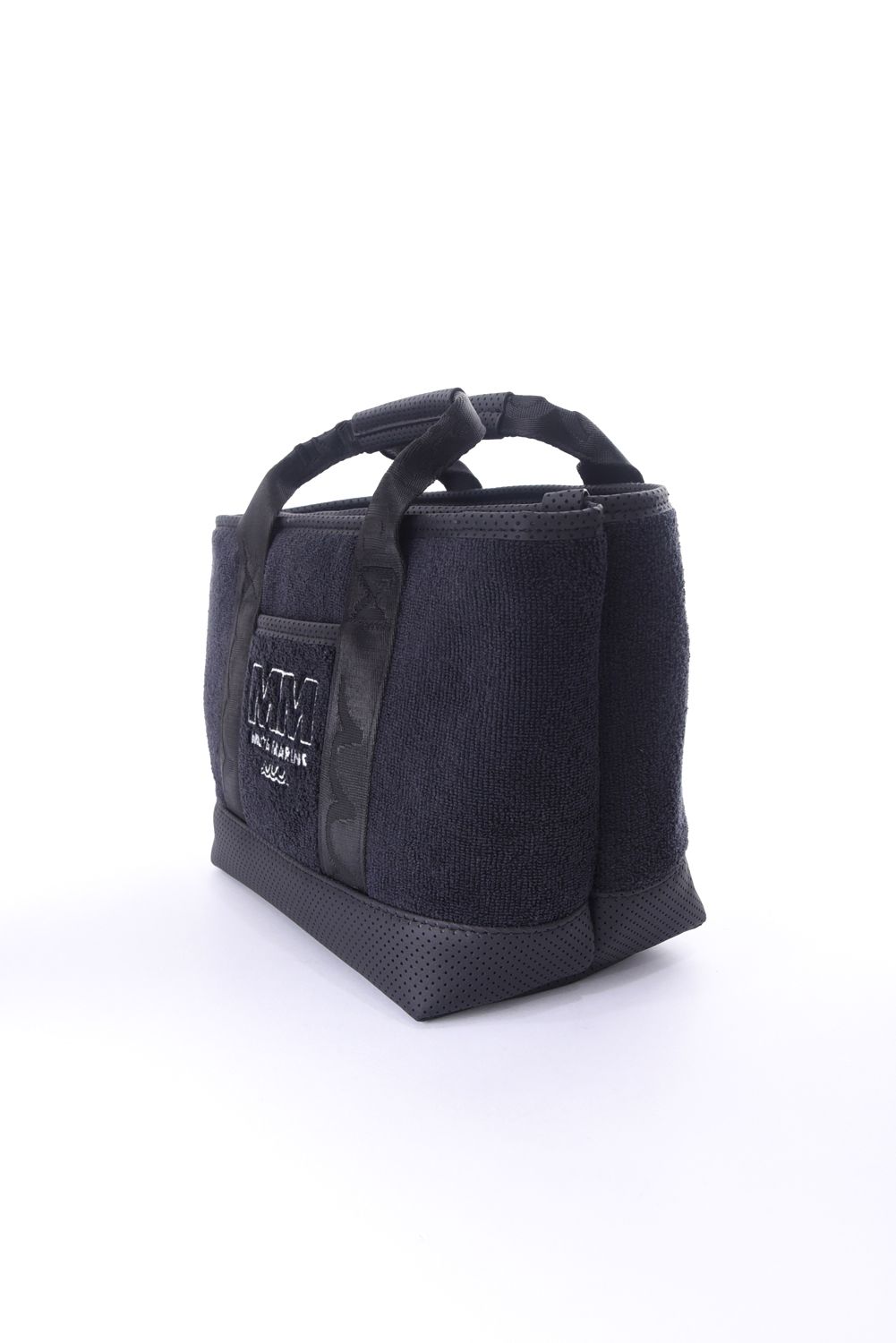 【26SS】 PILE PARTITION TOTE BAG / パイル生地 パーテーショントートバッグ (ブラック)