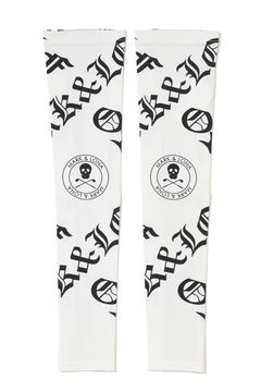【26SS】【ユニセックス】 SOVEREIGN UV ARM SLEEVE / レターフォントロゴ アームカバー (ホワイト)