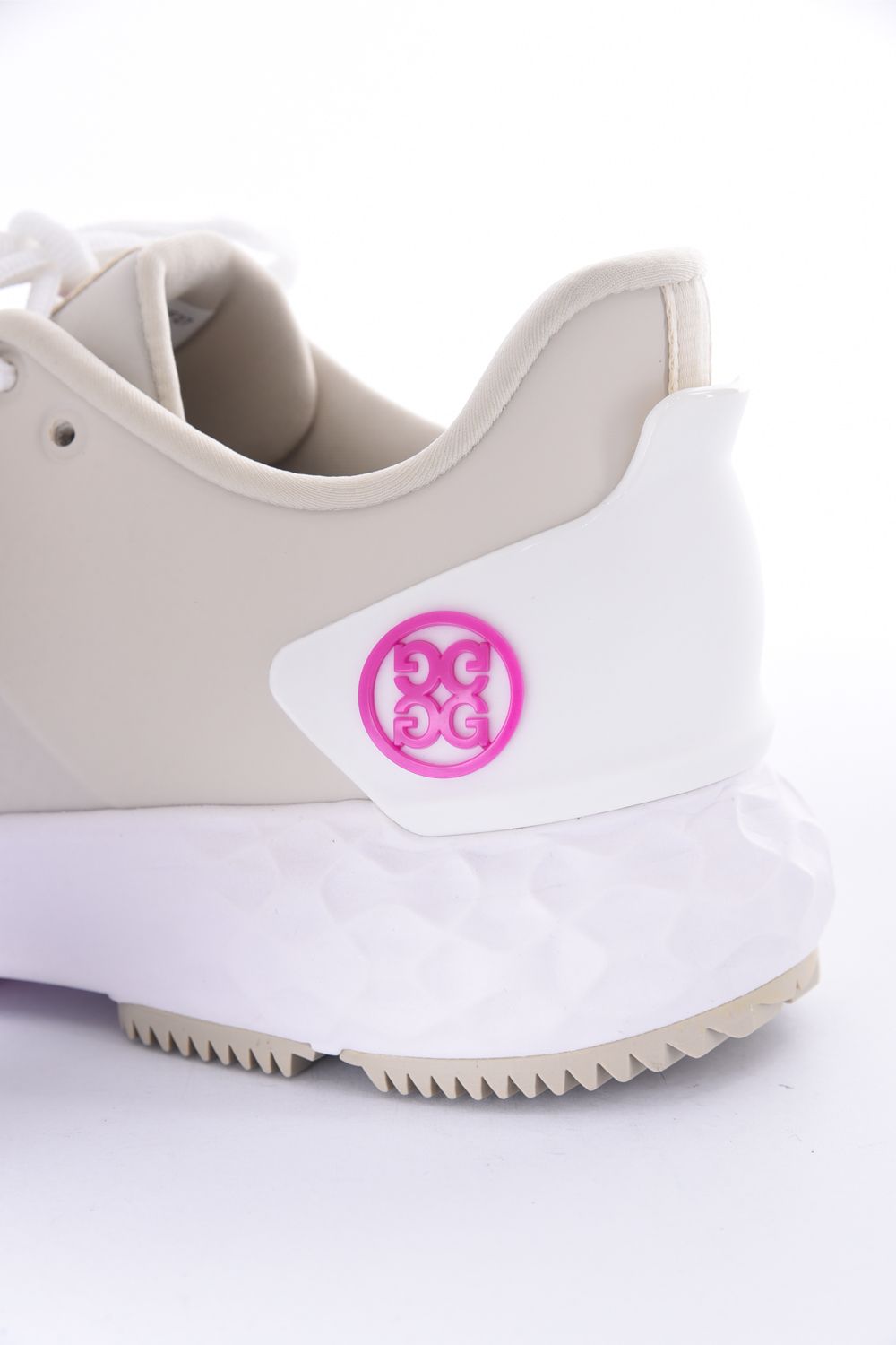 WOMENS MG4+ / スパイクレス ゴルフシューズ ベージュ×ホワイト×ピンク・ベージュ レディース - US6.5(23.0)