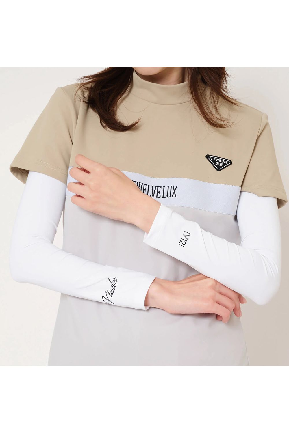 【26SS】 HICKY ARM COVER / ミニマルブランドロゴ アームカバー (ホワイト)