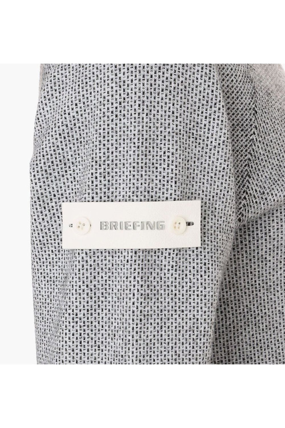 【25AW】【レディース】 WS BIRDS EYE LOGO CREWNECK KNIT / フロントロゴ バーズアイパターン クルーネックニット (ホワイト)