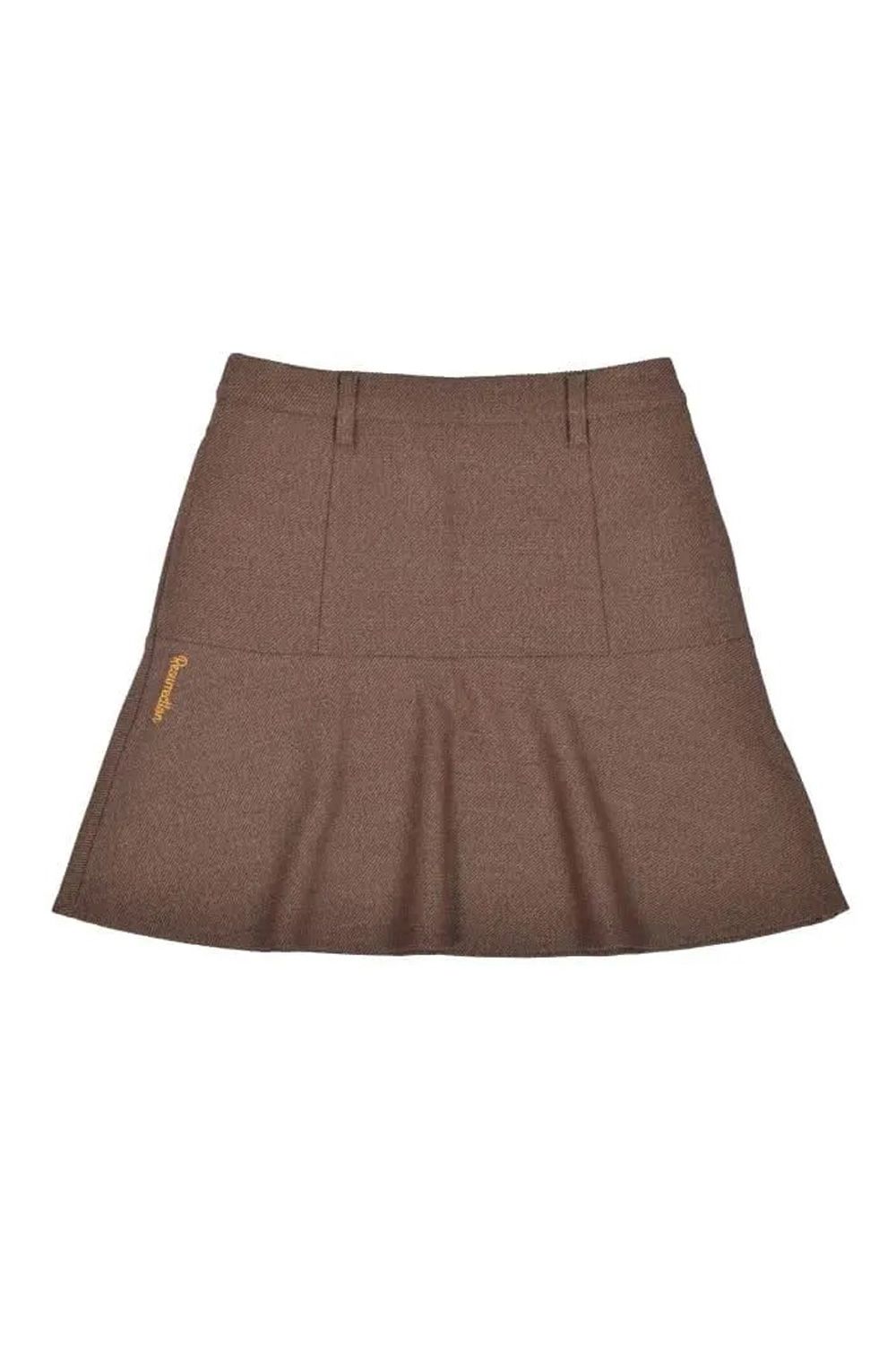 【25AW】【レディース】 TWEEDY FLARE SKIRT / ツイーディー フレアスカート (キャメルブラウン)*