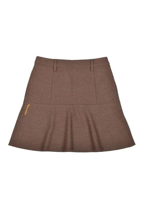 【25AW】【レディース】 TWEEDY FLARE SKIRT / ツイーディー フレアスカート (キャメルブラウン)*