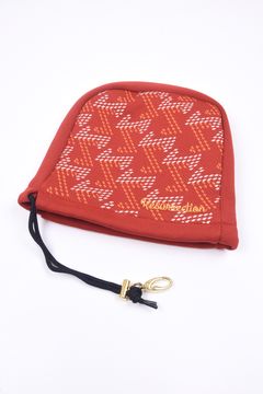 KNIT IRON COVERS / ブランドオリジナル ニットアイアンカバー レッド*