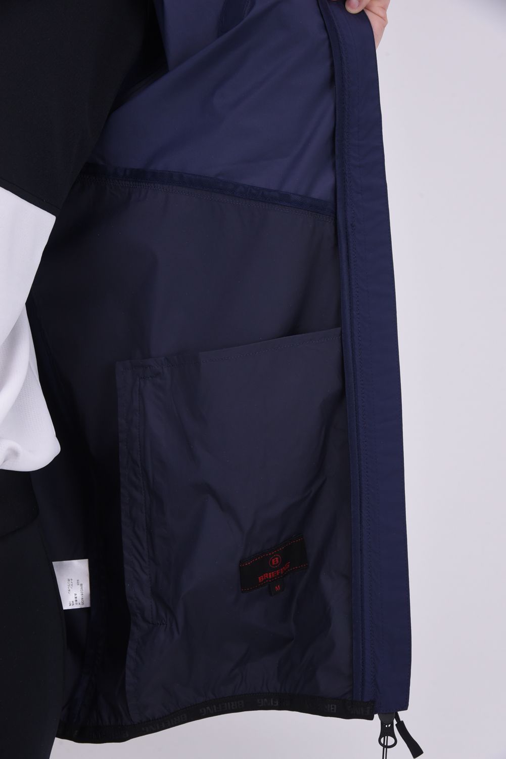 【11日11:59まで20%OFF】【26SS】 MEN'S BI-COLOR WIND BLOUSON / バイカラー スタンドカラーブルゾン (ネイビー)