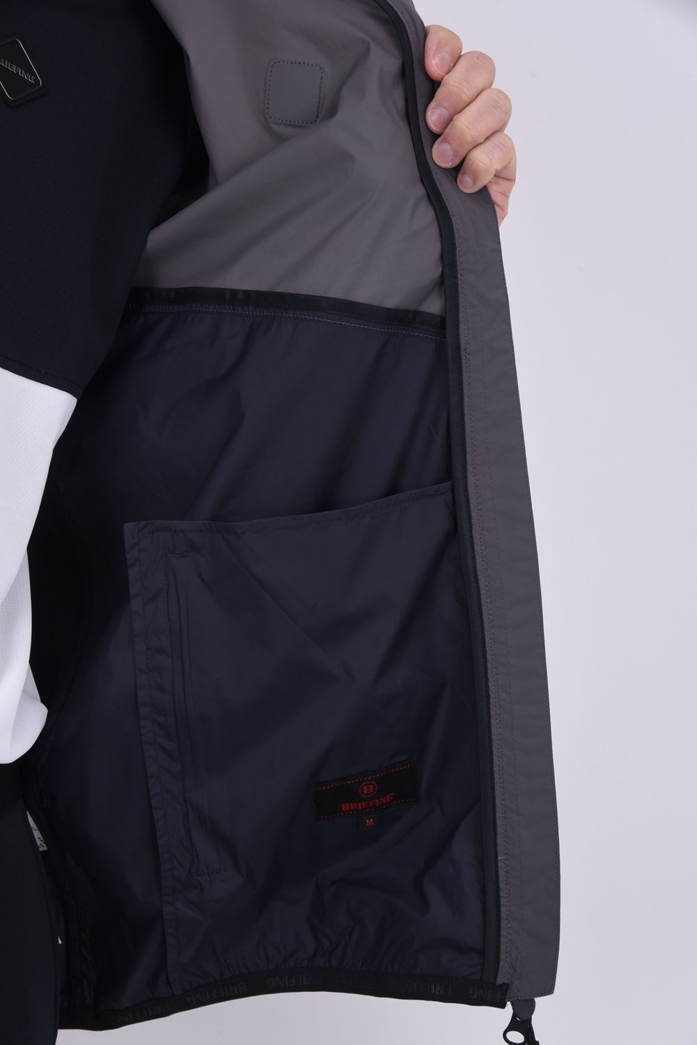 【11日11:59まで20%OFF】【26SS】 MEN'S BI-COLOR WIND BLOUSON / バイカラー スタンドカラーブルゾン (ブラック)