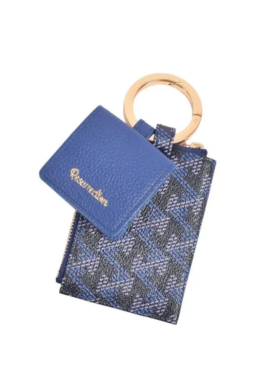 【プレゼント好適品】 Canary No.2 (カナリー) / ブランドオリジナルテキストスタイル マルチケース (ヴィオルカ／ネイビー)*