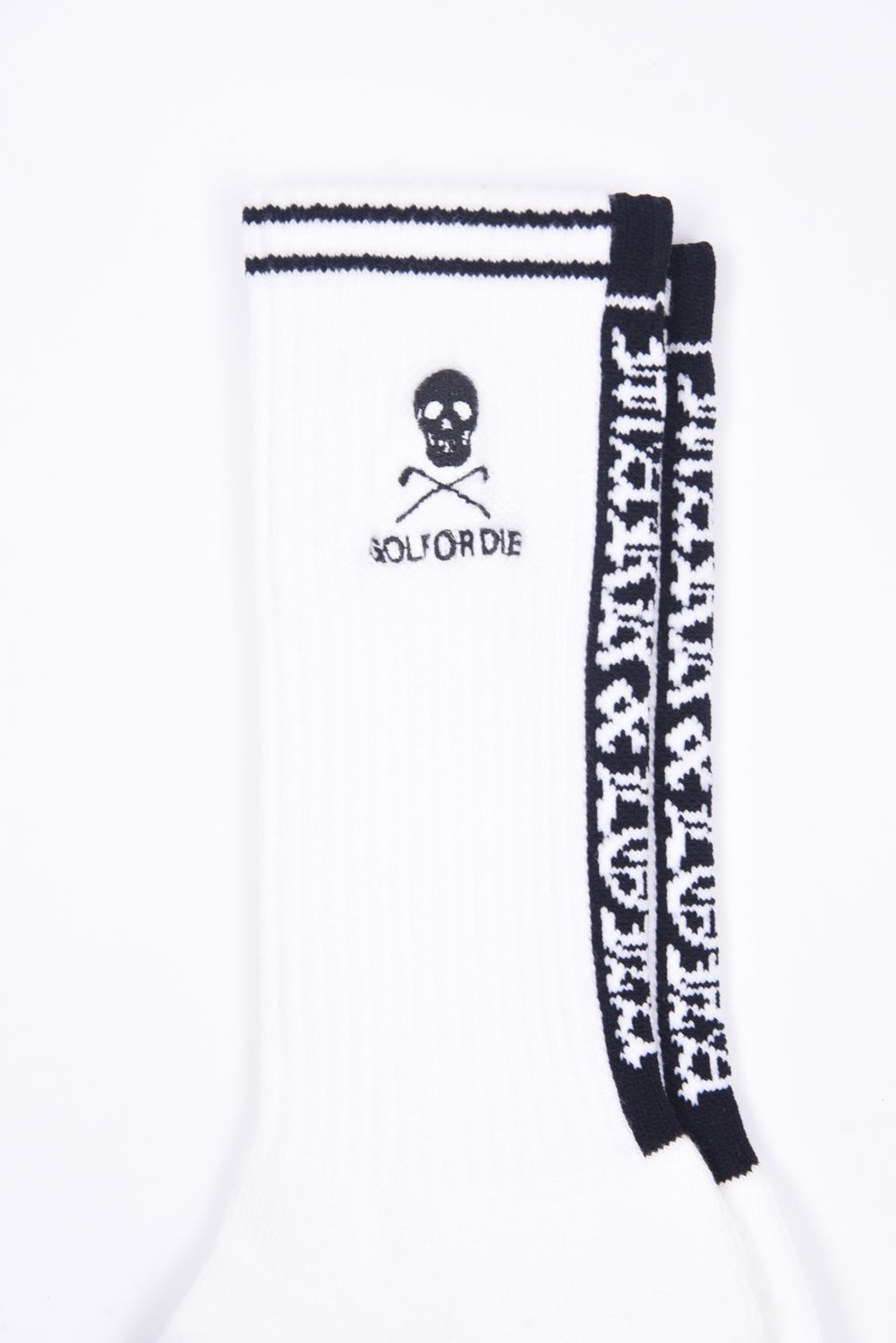 【2026SS 木村拓哉さん着用 VOL.6】 BONES CREW SOCKS / ボーングラフィック クルーソックス (ホワイト)