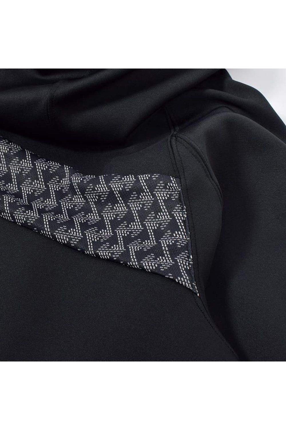 【26SS】【レディース】 GM ACCENT LINE ZIP UP PARKER / モノトーンシリーズ アクセントライン ジップアップパーカー (ブラック)*