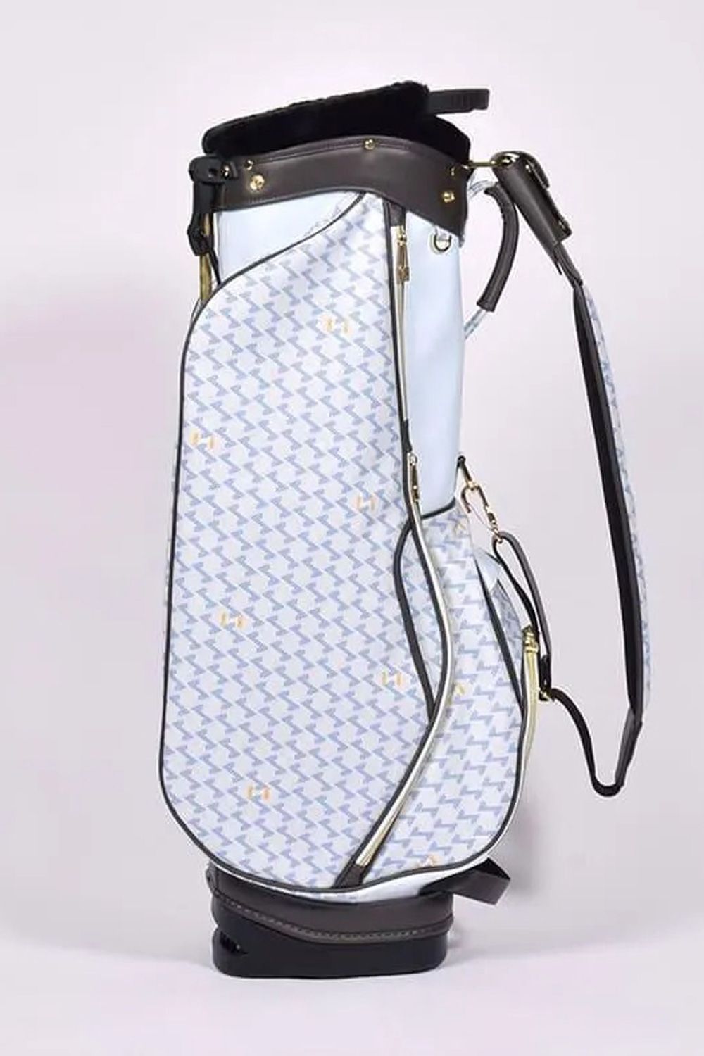 【26SS】【銀行振込・代金引換不可】【返品・交換不可】 PAVO (パーヴォー) / ブランドオリジナルテキスタイル スタンドキャディバッグ (アクア)*